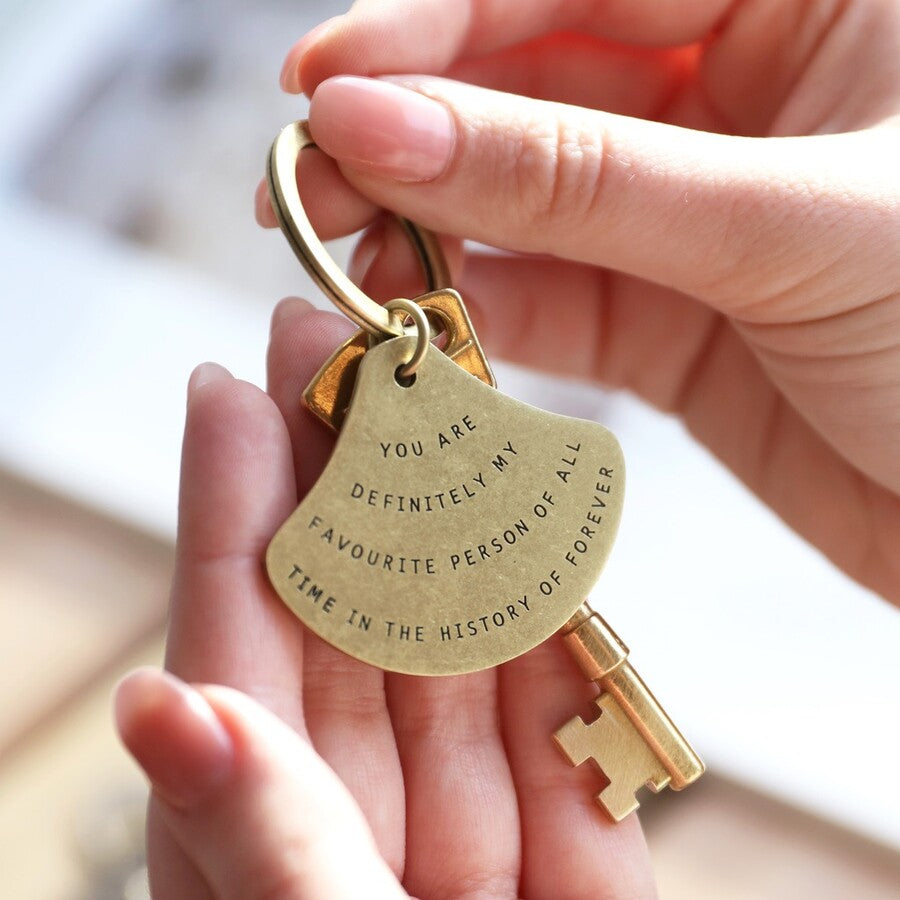 Favourite person keyring