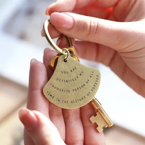 Favourite person keyring