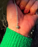 Pebble heart pendant