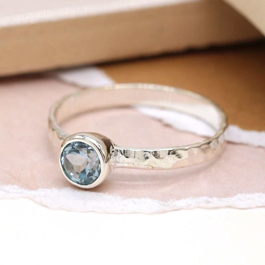 Ashes stone ring