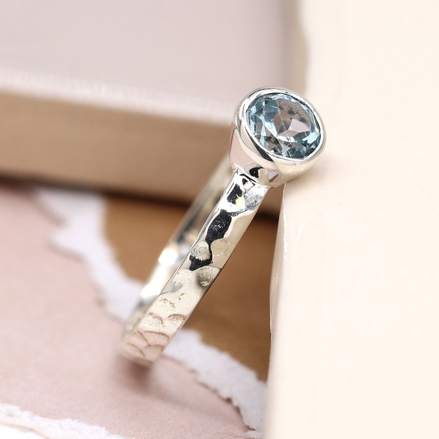 Ashes stone ring