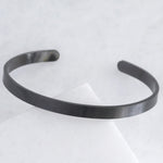 Mens torque stainless steel bangle