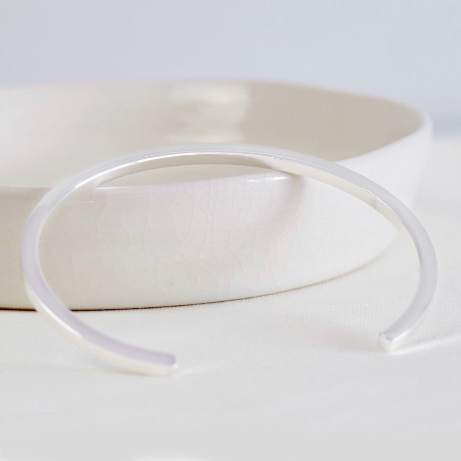 silver plated bangle