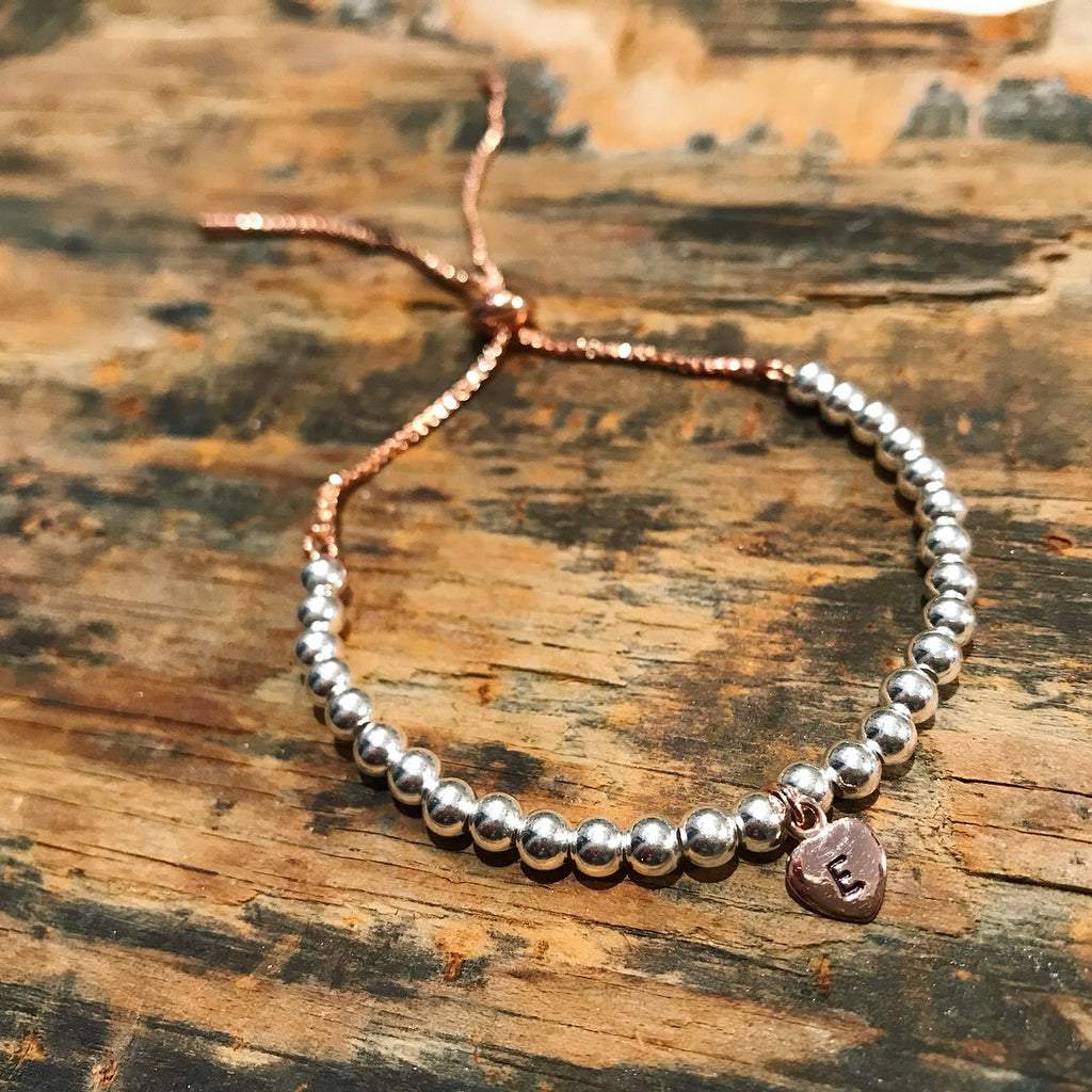 Rose gold love bracelet