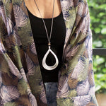 Large teardrop pendant