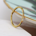 Rainbpw stacker ring