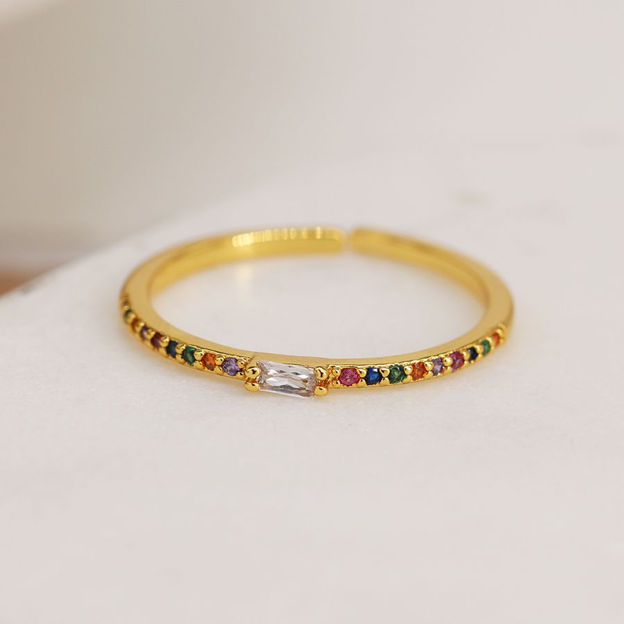 Rainbpw stacker ring