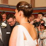 Bridal hair vine with flower