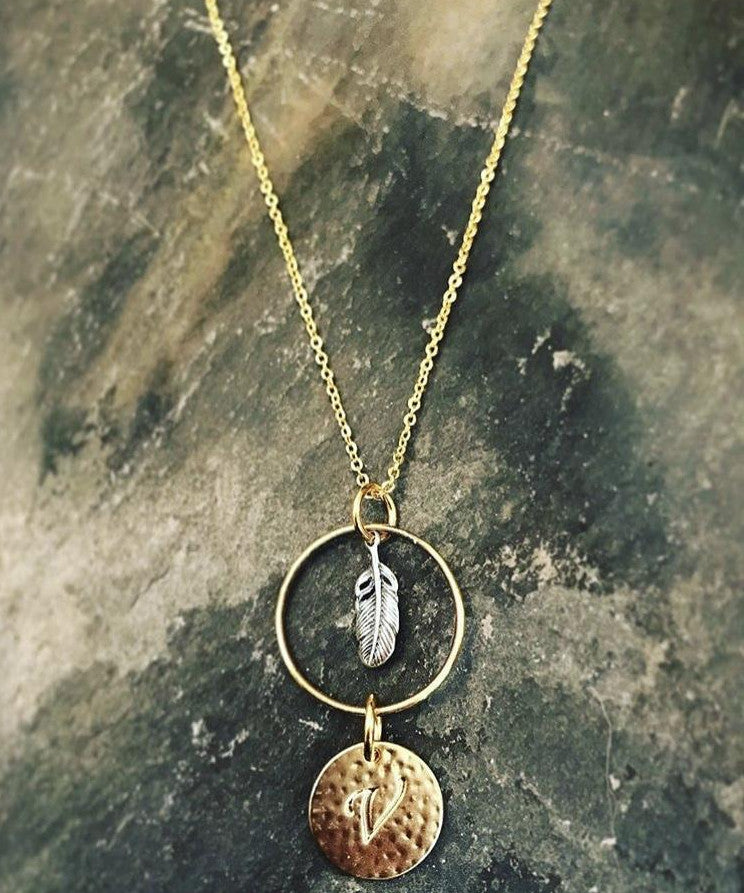 Feather pendant