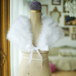 Marabou feather shrug