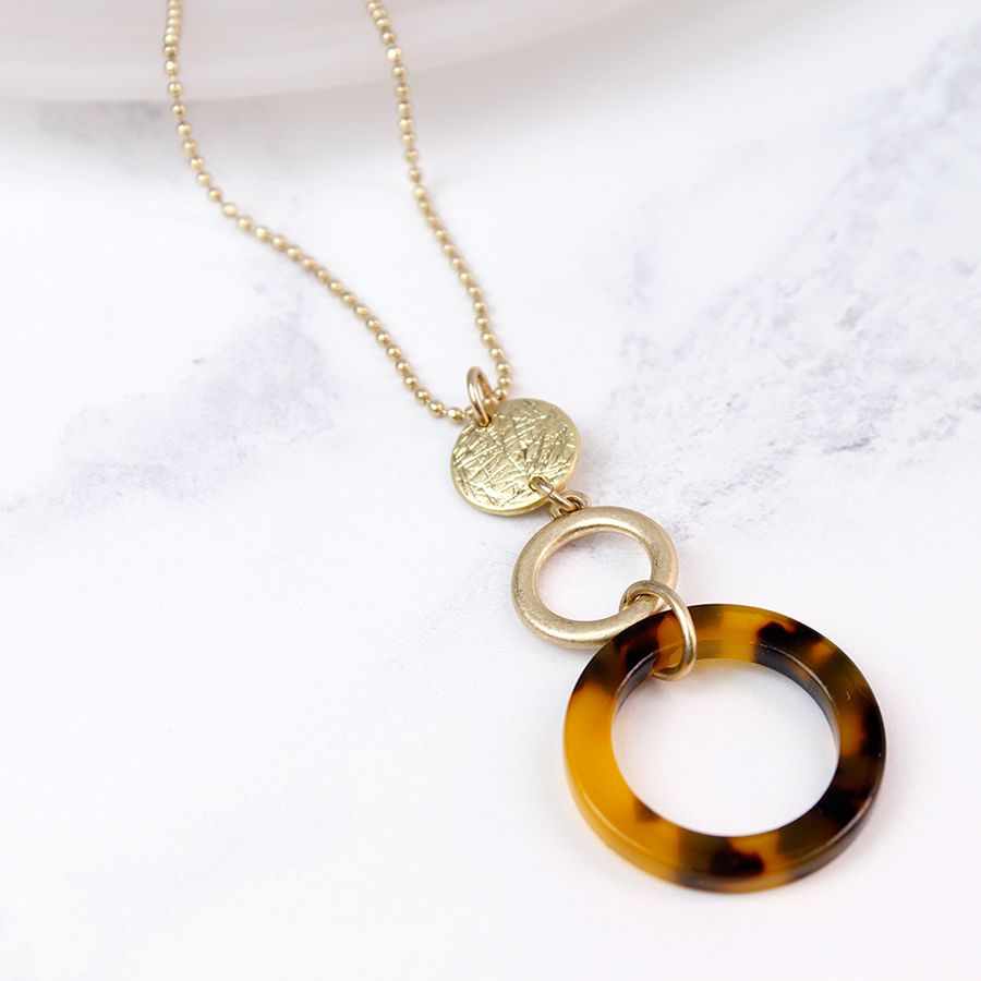 Tortoise shell pendant – Victoria Walker Boutique