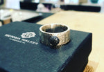 Ashes deep band ring