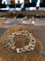 Cluster chain bracelet