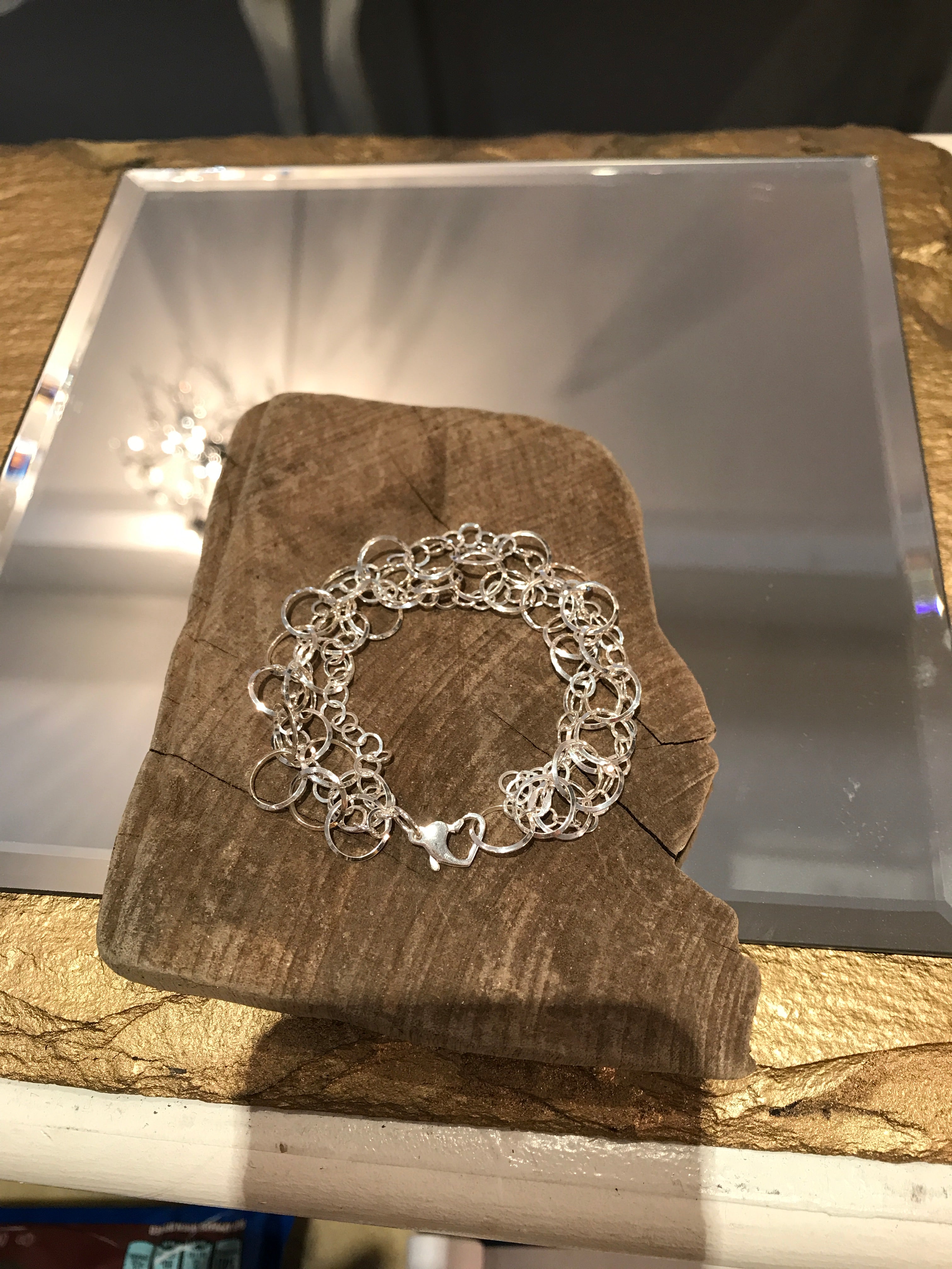 Cluster chain bracelet