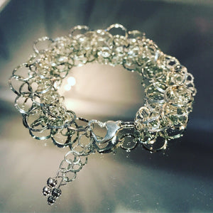 Cluster chain bracelet
