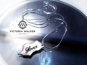 Love shaped pendant