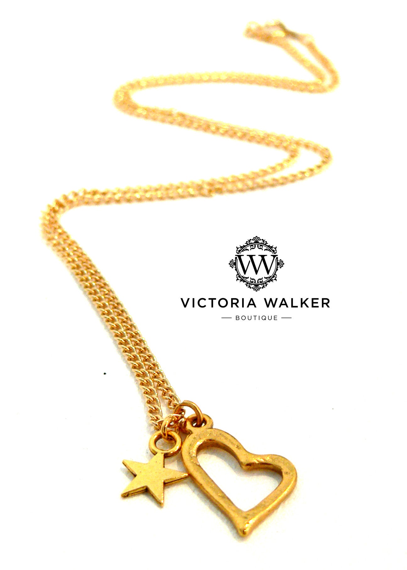 Heart & star Necklace