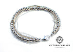 Sterling Silver strands bracelet