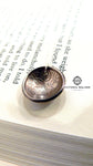 Silver sixpence pendant