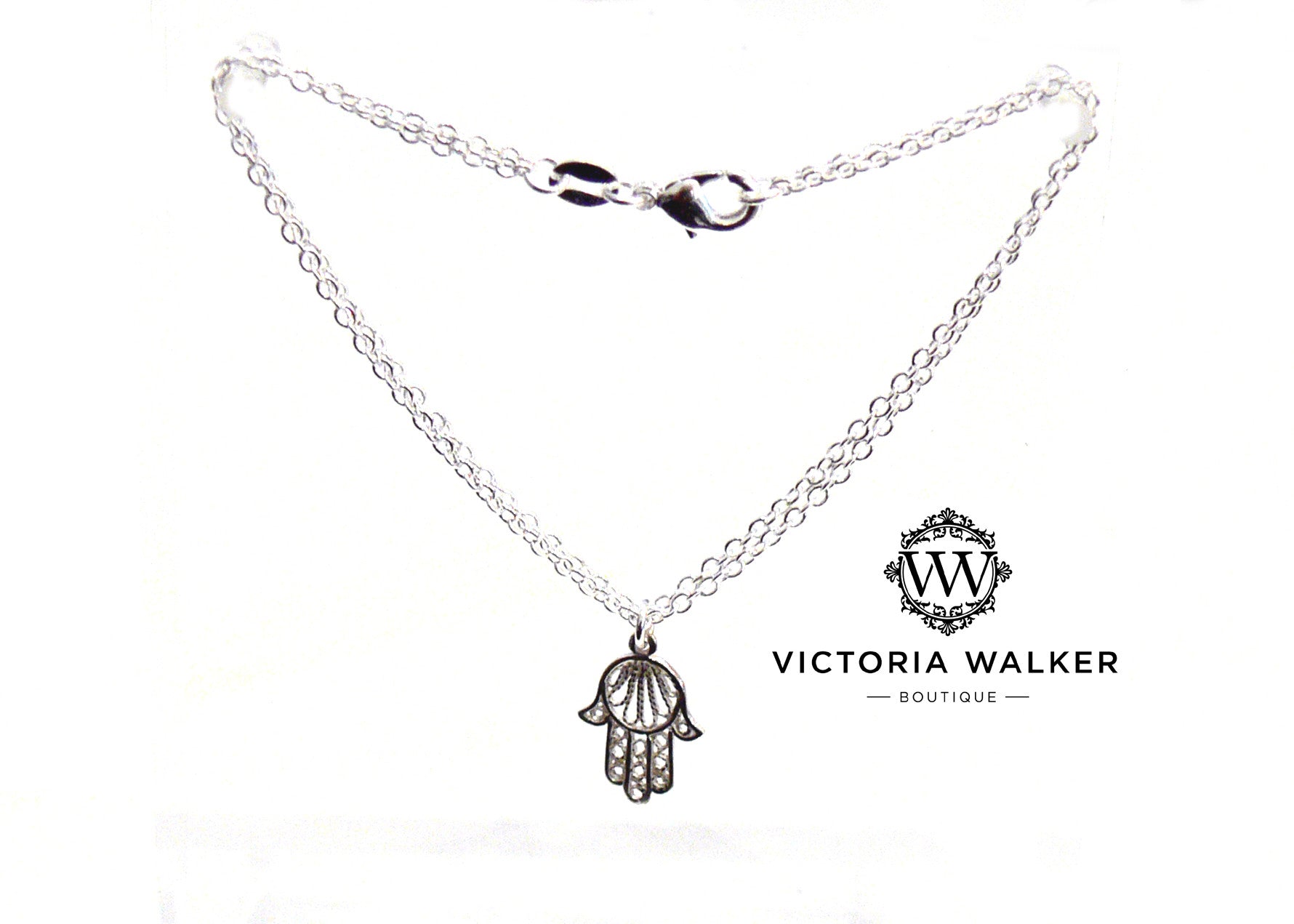 Sterling Silver Hamsa Bracelet
