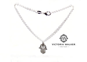 Sterling Silver Hamsa Bracelet