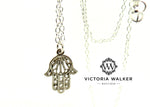 Sterling Silver Hamsa Necklace