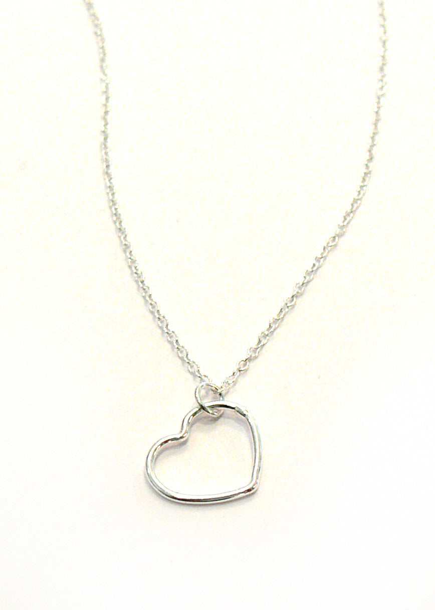 Open heart pendant