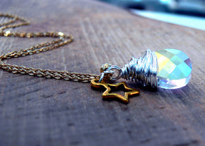 Crystal Wrapped Pendant