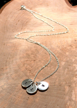 Engraved tag necklace