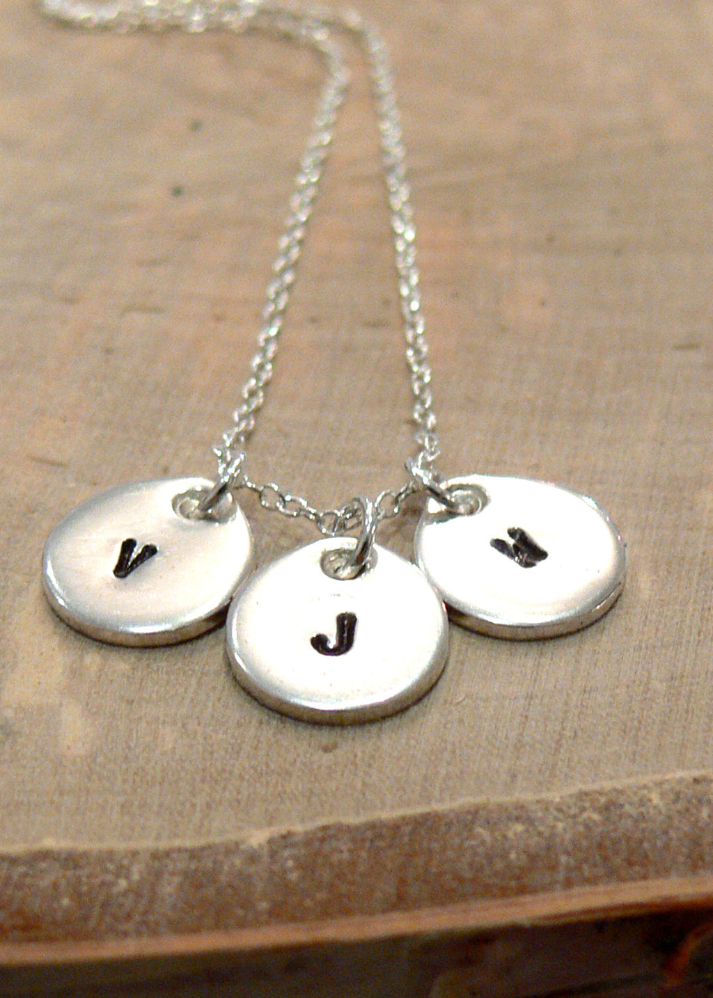 Engraved tag necklace