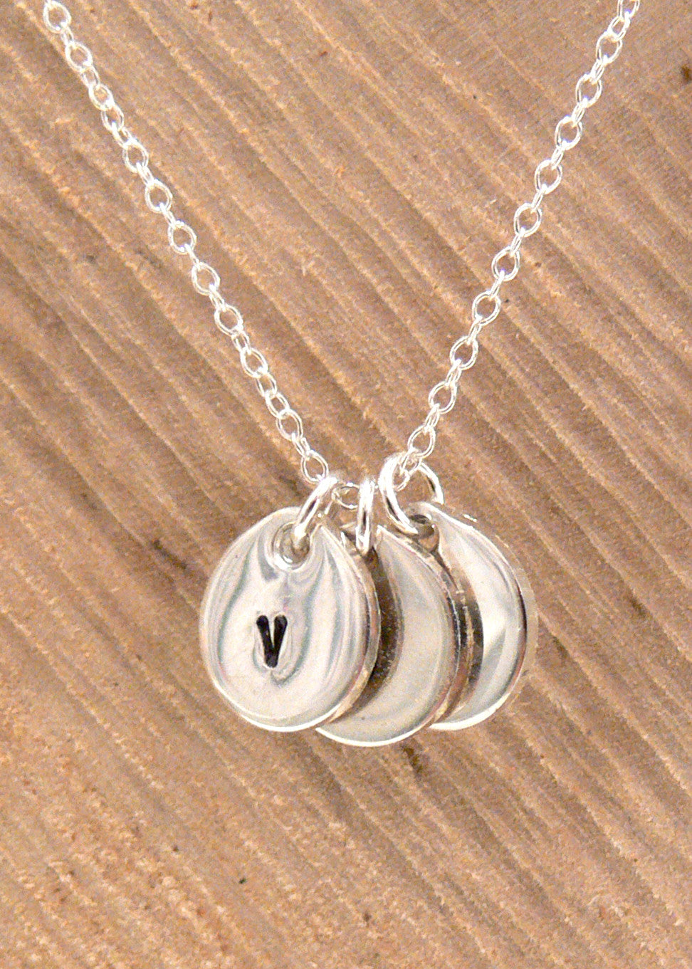 Engraved tag necklace