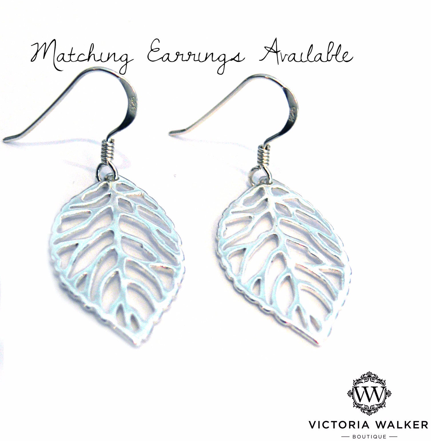 Silver Leaf Necklace