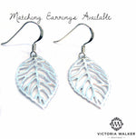 Silver Leaf Necklace