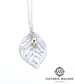 Silver Leaf Necklace