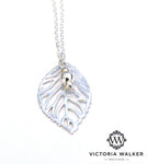 Silver Leaf Necklace