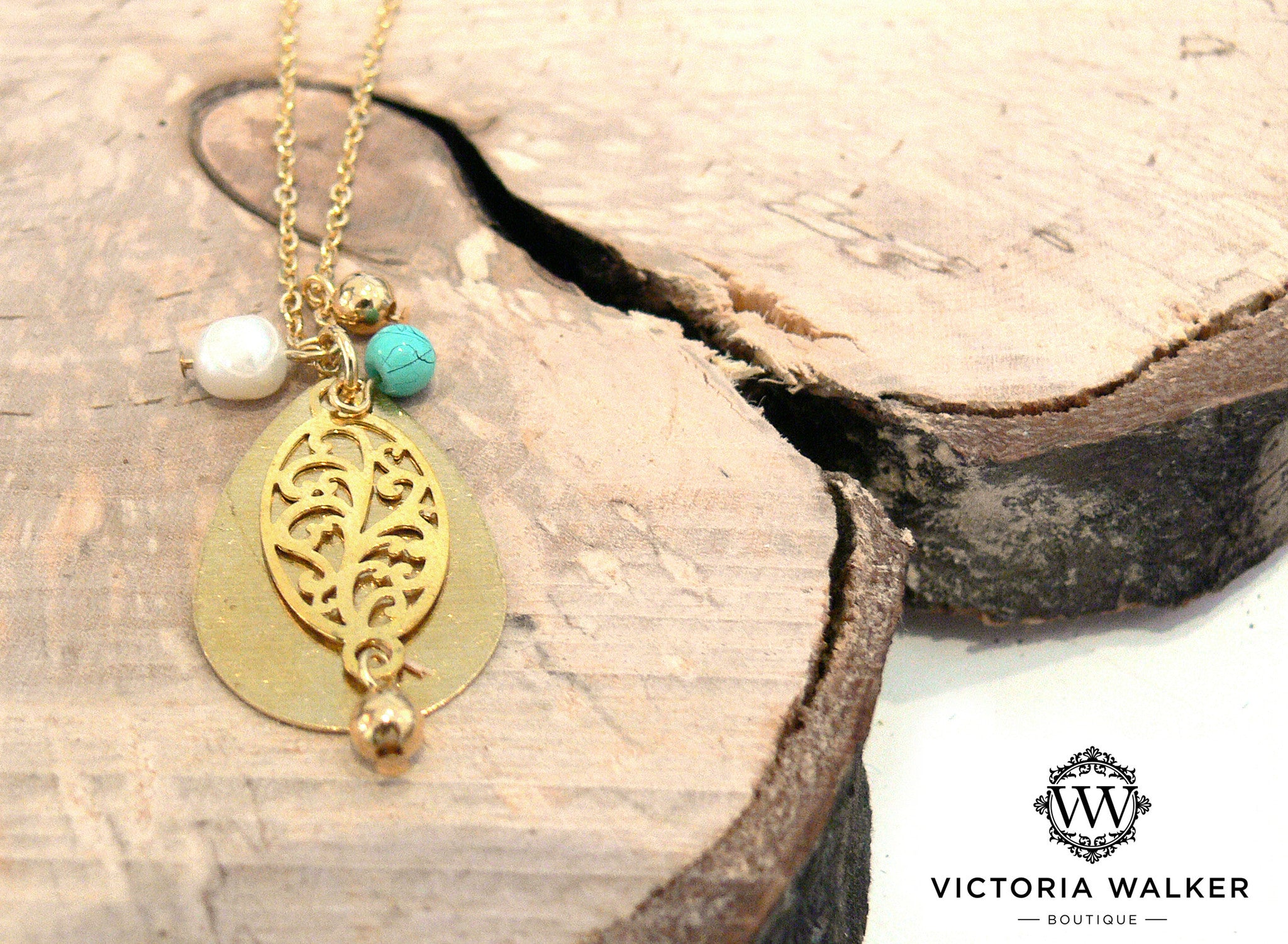 Teardrop Charm Pendant