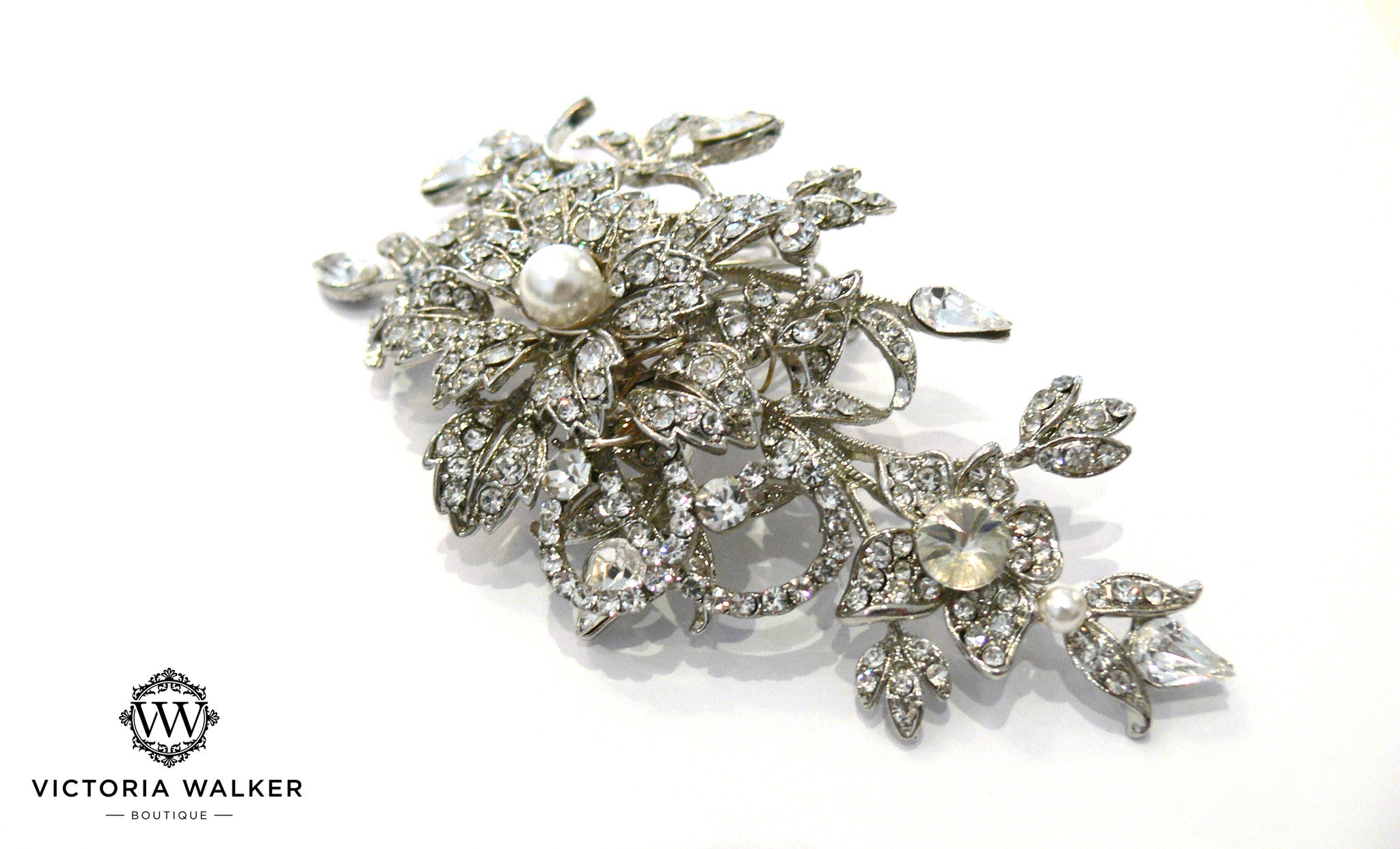 Glamour Rose Pearl Comb