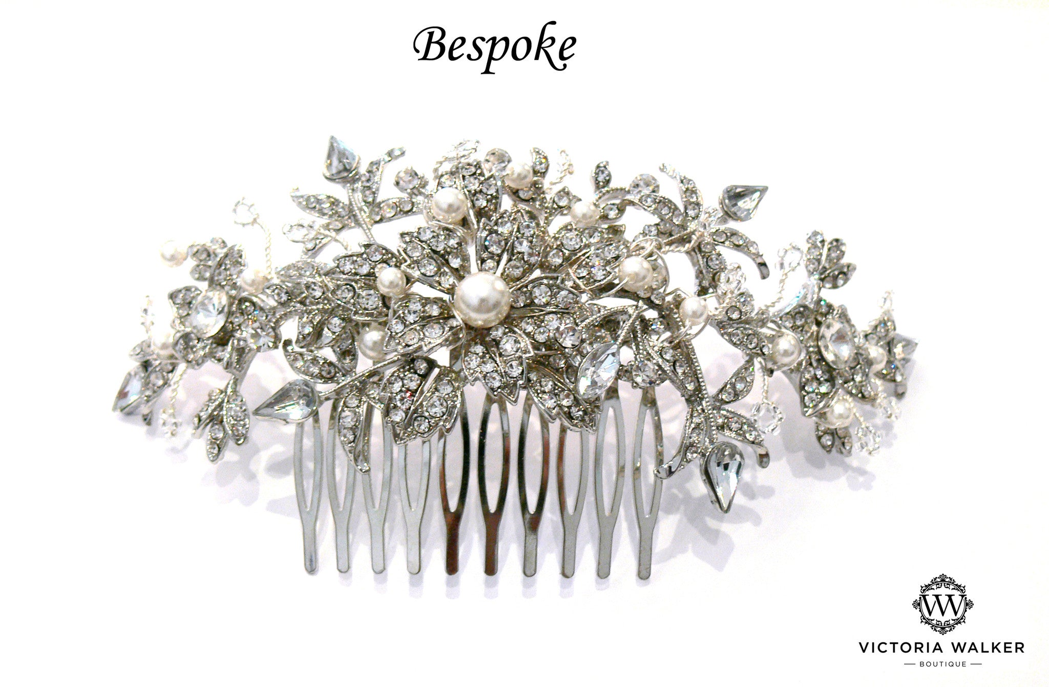 Glamour Rose Pearl Comb