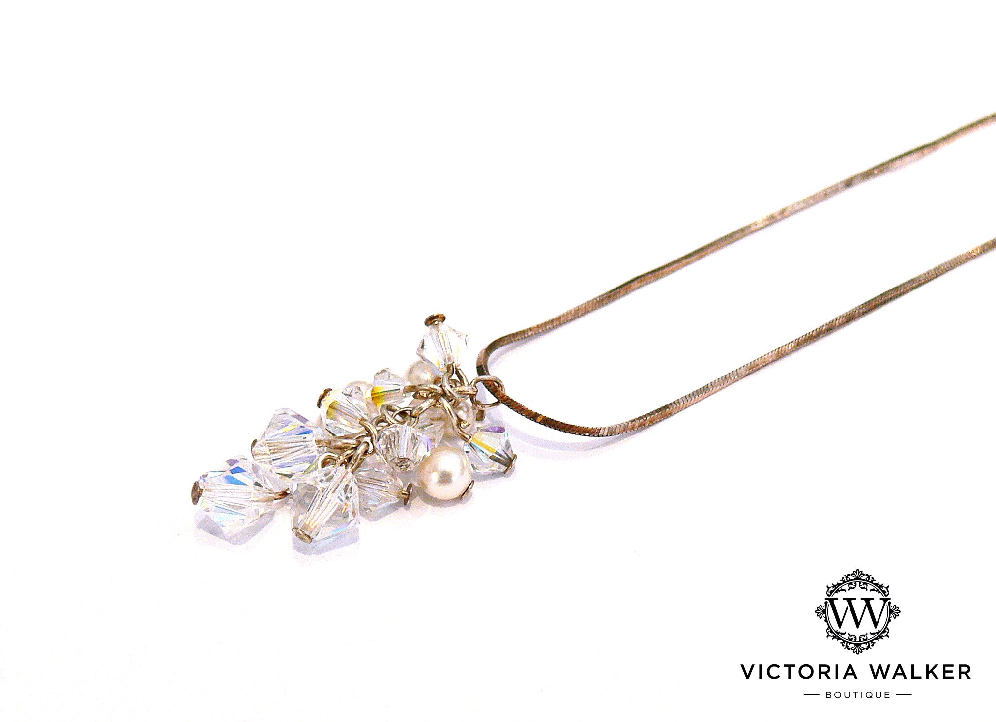 Cluster Drop Necklace