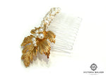 Vintage Gold Leaf Comb