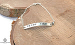 Engraved Bar Bracelet