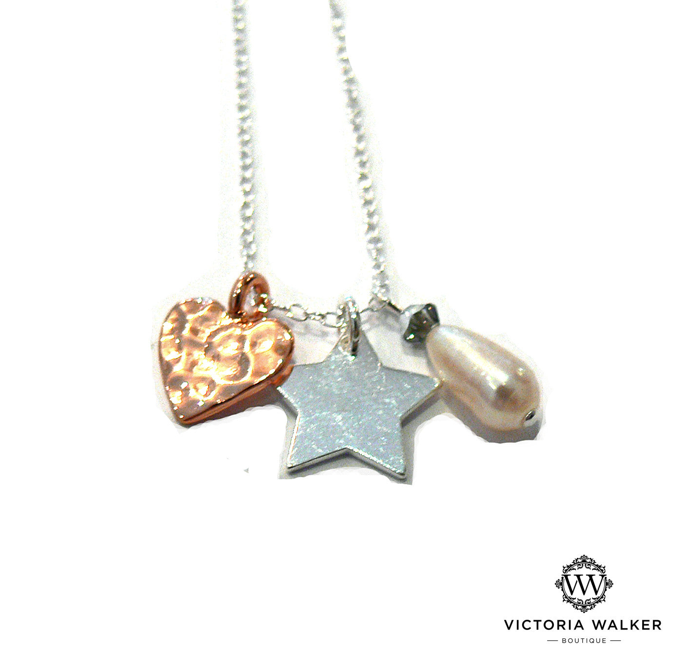Silver Charms Necklace