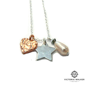 Silver Charms Necklace