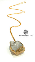 Gold Crystal Necklace