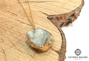 Gold Crystal Necklace