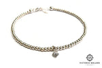 Bespoke Silver Heart Bracelet