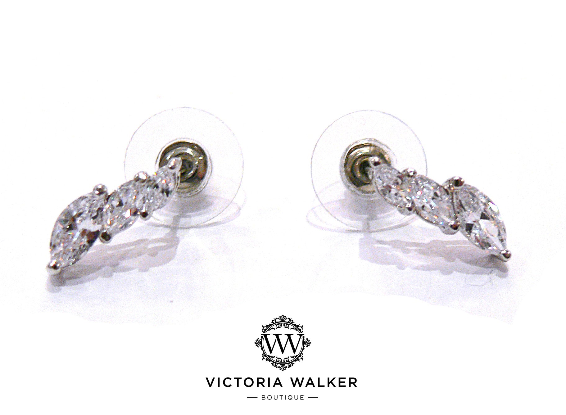 Triple Marquise Studs