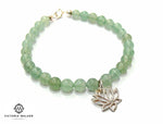 Silver Lotus Bracelet