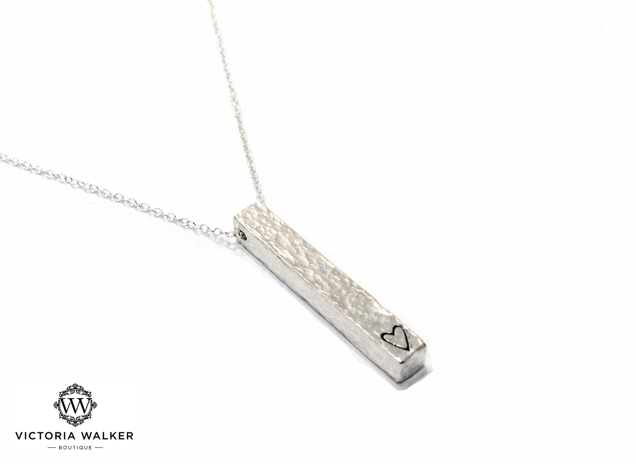 Bespoke Silver Bar Necklace