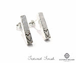 Heart Bar Earrings